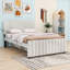 Lit tapissier élégant en velours avec lit gigogne simple-2087102657-2087102658