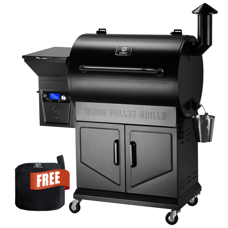 Z GRILLS Barbecue et fumoir à granules de 697 pieds carrés avec le dernier contrôleur PID V3.0, écran LCD