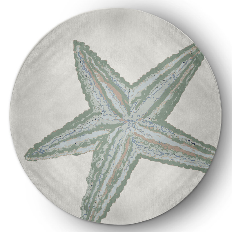 Margaretville Chenille Animal Print Indoor Rug, Round 5'