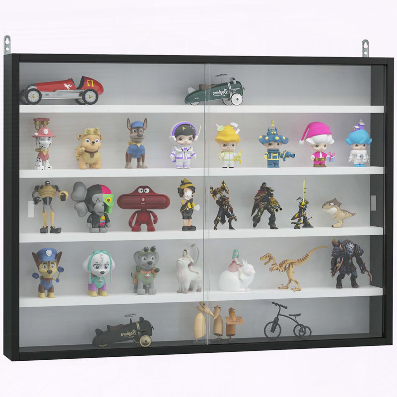 Vitrine à 5 niveaux avec tablettes réglables