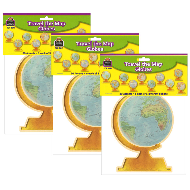 Carte, globes décoratifs