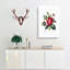 Red Rose Illustration - Wrapped Canvas-55330544
