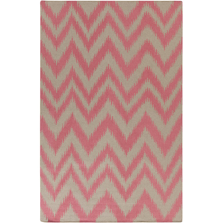 Clark Flatweave Wool Chevron Indoor Rug