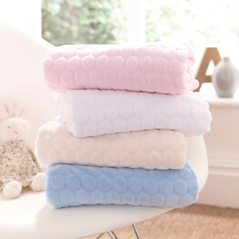 Marshmallow Baby Blanket, White