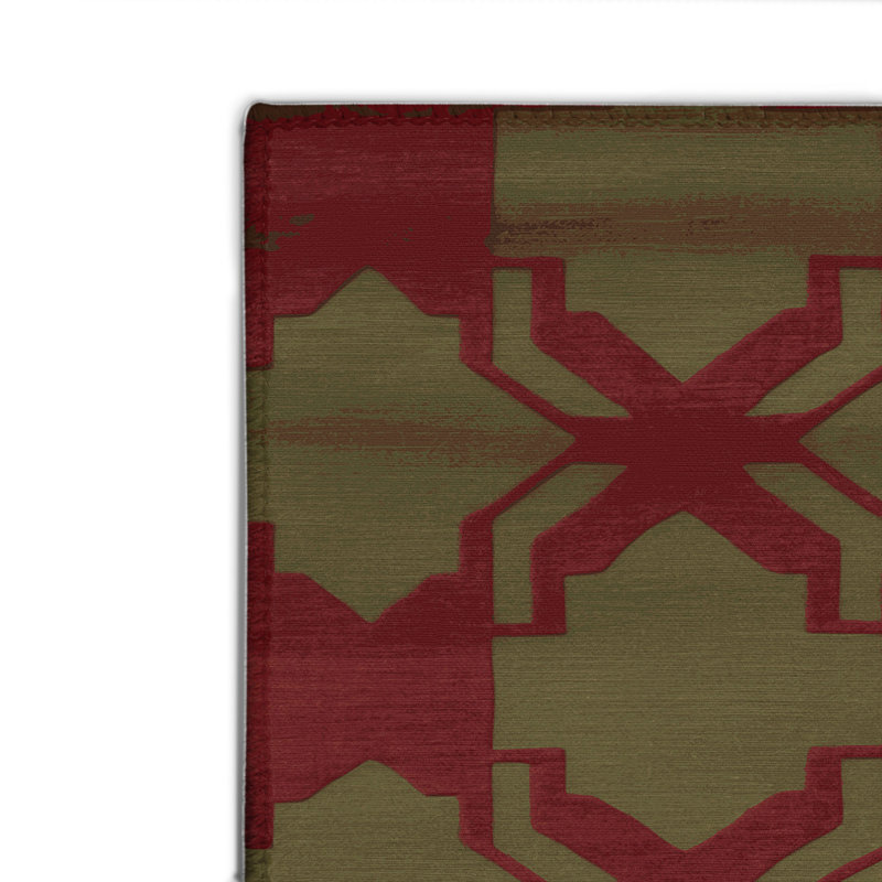 Tapis rouge intérieur et extérieur Trellis, Rectangle 4pi x 6 pi