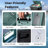Costway Dual Zone 12v Car Refrigerator 53qt Portable Compressor Fridge Freezer-99468318