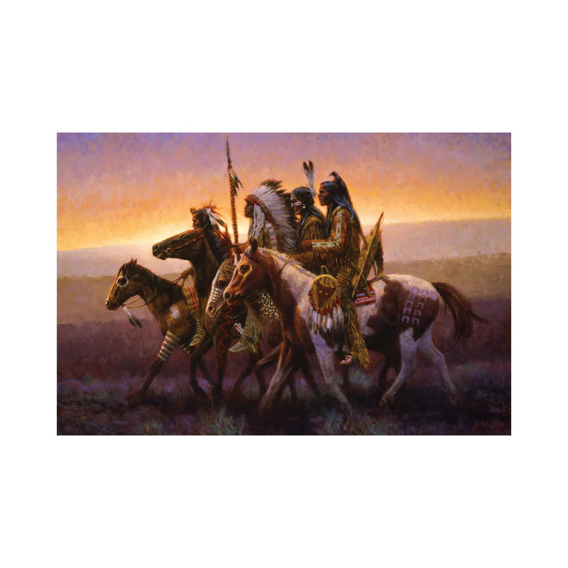 Council Chiefs par - Toile tendue, H 18 po x l 26 po x P 1,5 po