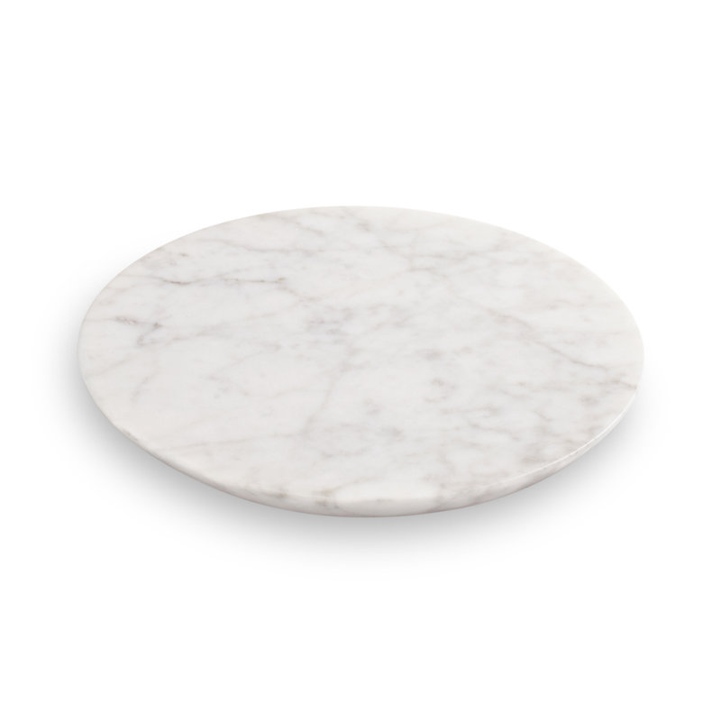 Delicious Decorative Tray, White Marble