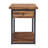 Sturminster 20" Wide Rustic Industrial Solid Wood Metal Frame End Tables With Drawer And 1 Shelf