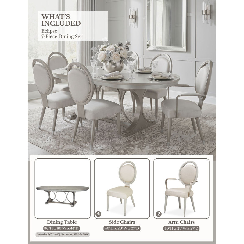 Eclipse 7 - Piece Extendable Dining Set