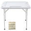 Table de jeu Mahjong 4 joueurs pliables, 4 porte-gobelets, blanc, table-1239325785