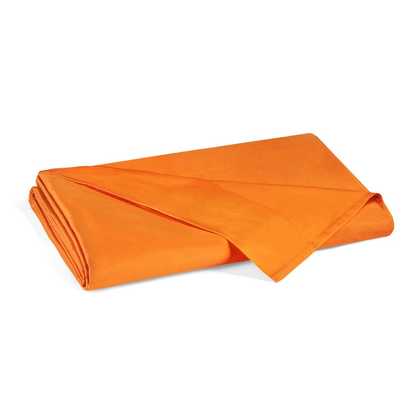 Cruise Sateen Sheet Set, Queen, Tangerine