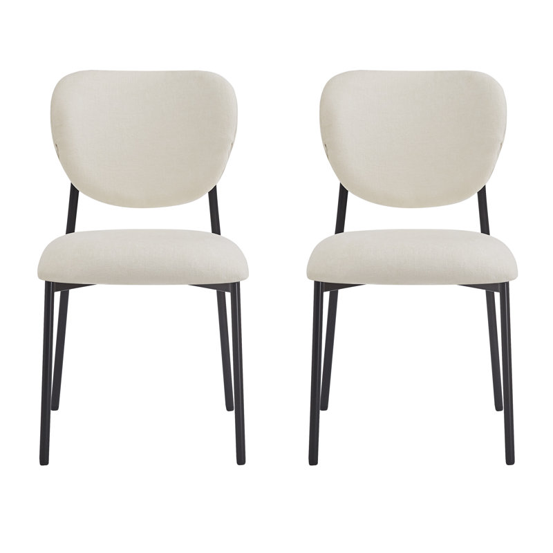 Curtis Fabric Upholstered Dining Chairs, 2