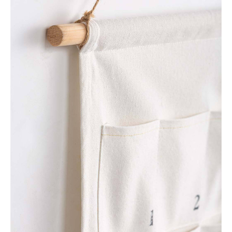 All-Natural Hanging Fabric Advent Calendar