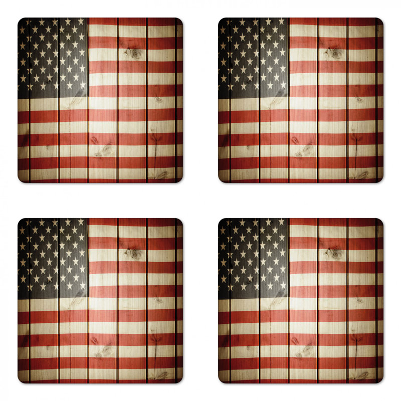 Sous-verre american flag