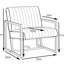 Fauteuil de salle à manger de conception moderne-902274904