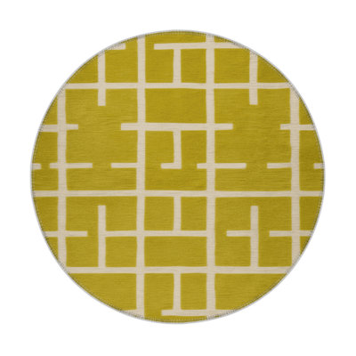 Tapis brun intérieur et extérieur Trellis