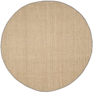 Auckland Bamboo Slat/Seagrass Natural/Gray Area Rug