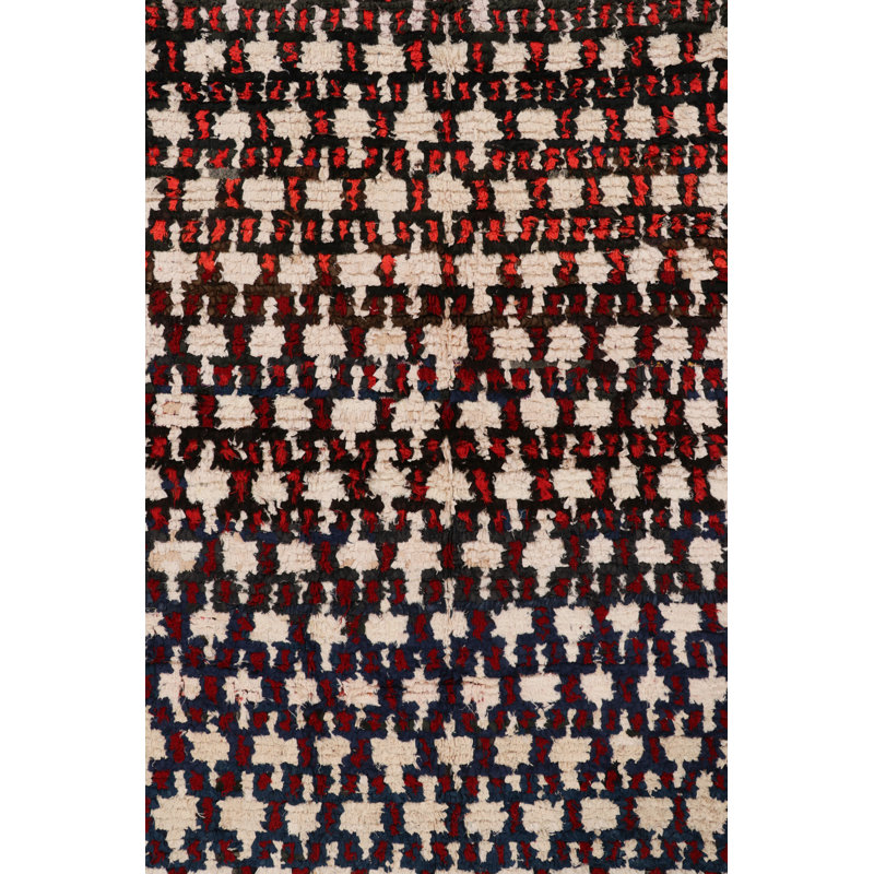 Vintage One-of-a-Kind 4'2X6'5 Hand Knotted Area Rug