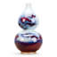 Porcelain Gourd Vase with Running Glaze