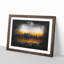 Sunrise over Los Angeles Skyline - Picture Frame Graphic Art Print-56864255-56864260