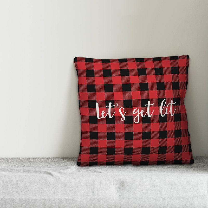  Coussin «Let's Get Lit in Buffalo», Housse de coussin
