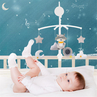 Mobile Musical Cradle Baby, 360 ° Rotatable Baby Crib Toy, Hanging