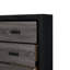 Commode grise et noire