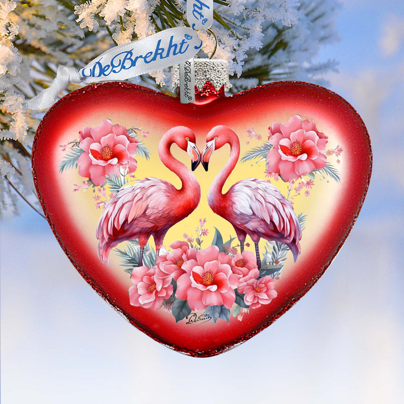 3.5'' Glass Hanging Figurine Ornament