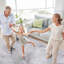 Tapis lavable 5X8, à poils courts, antidérapant, antidérapant, pliable, idéal pour la cuisine, le salon, la salle à manger - chambre à coucher grise parfaite, cuisine