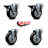 4-Piece Polyurethane Caster Set-88884355