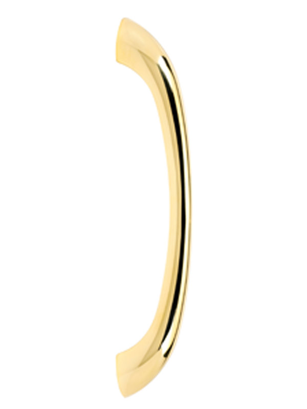 Poignée arche 8" center to center, Laiton poli