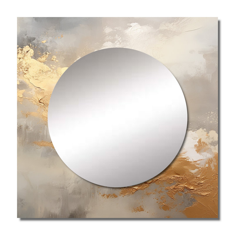 Grand miroir carré Kyun, 23 po x 23 po