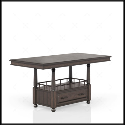 Deep Coffee Counter Height Dining Table