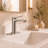 BRAVAT® Single Handle Bathroom Faucet with 6 in. Deck Plate, 1 or 3 Hole, WaterSense 1.2 GPM flow, NEOPERL® aerator, Drip-free cartridge, cUPC, NSF372/61, CEC, DOE Certified, Eon-Brushed Nickel-129988594