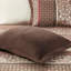 Ensemble de couvre-lit réversible en jacquard 5 pièces Red King