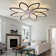 35.4In Ceiling Fan With Lights, Remote Control 3 Colour Temperatures,6 Gear Wind Speed Fan Light