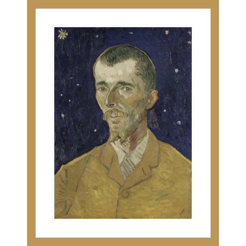 «Eugène Boch» par Vincent van Gogh, impression giclée encadrée, H 29,5 po x l 23 po