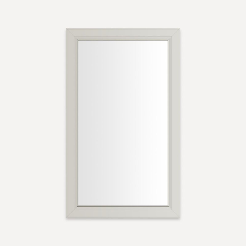 Miroir de salle de bain Main Line, 40 po x 24 po, Nickel poli