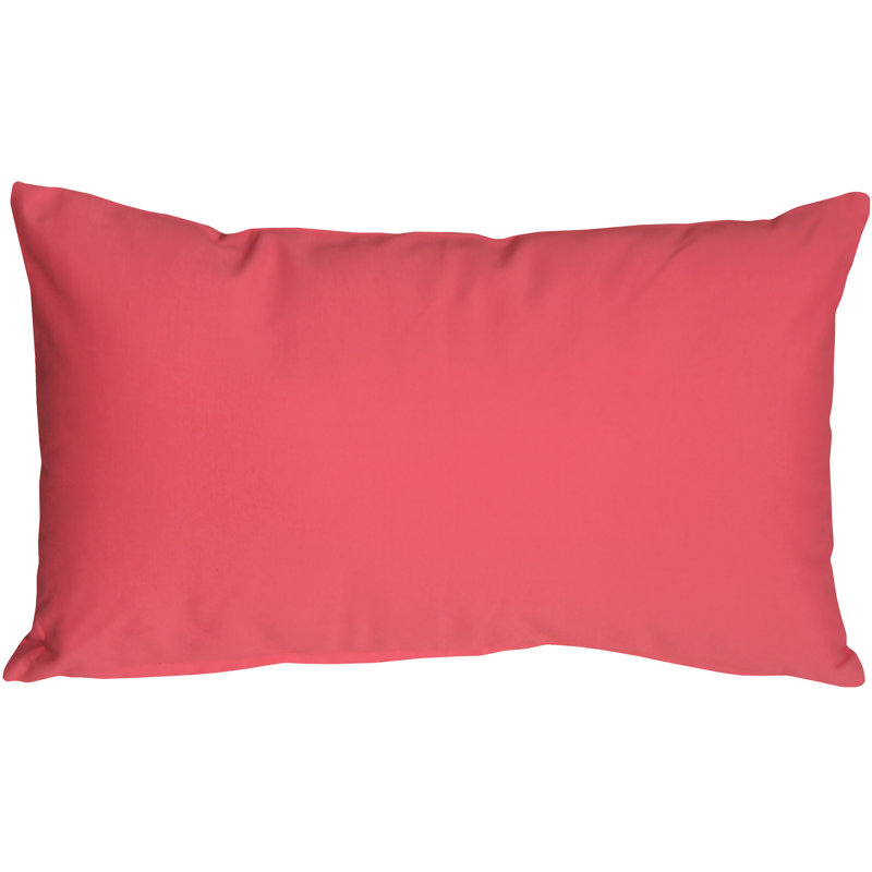 Coussin décoratif lombaire Caravan, H 9 po x l 18 po x P 5 po, Rose