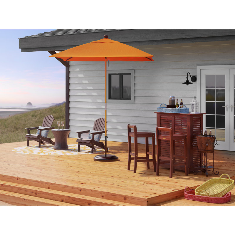 Leighton Foldable Outdoor Adirondack Set, Black