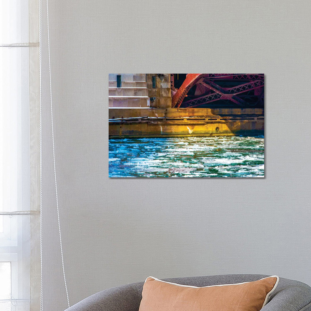 Irv Kupcinet Bridge von Raymond Kunst - Galerie-verpackte Leinwand Giclée