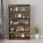 Book Cabinet Room Divider Display Book Rack Bookshelf Engineered Wood