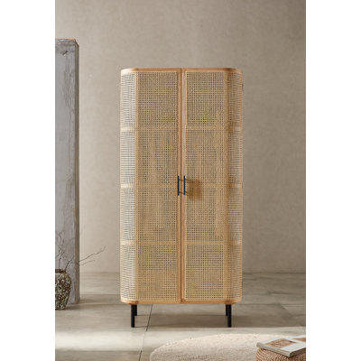 Simple Fashion Rattan Wardrobe