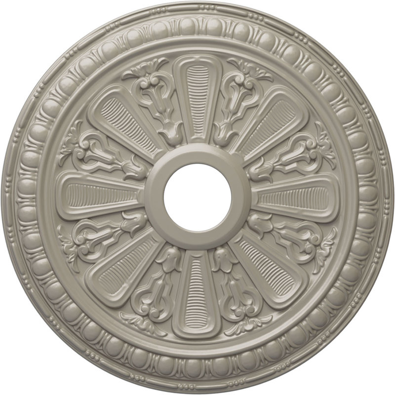 Médaillon de plafond Endurathane Reece, DE 21 po x P 1 1/4 po (pour toiles jusqu'à 6 3/4 po), finition Americana peinte à la main