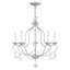 Lustre empire à 5 lumières de style bougie avec accents de cristal Daniesha-494608785
