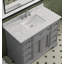 Meuble-lavabo simple 43 po avec plateau en marbre Maxbano-106883643