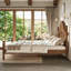 Base de lit pour enfant pleine grandeur Willow avec tête de lit courbée et support à lattes-133276992