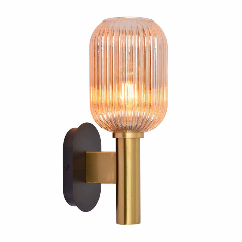 Alyia Steel Wallchiere, Amber Glass