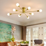 Lorise 8 - Light Dimmable Sputnik Sphere Chandelier